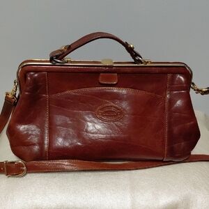 Oroton Brown Leather Handbag